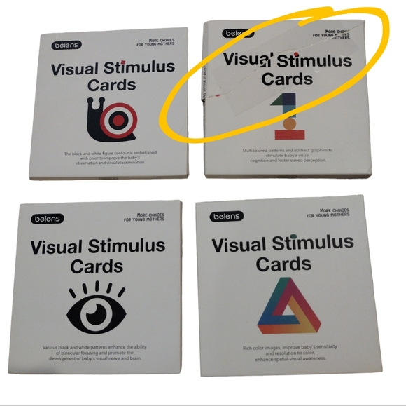 Beines Infant Visual Stimulus Cards - Picture 3 of 4